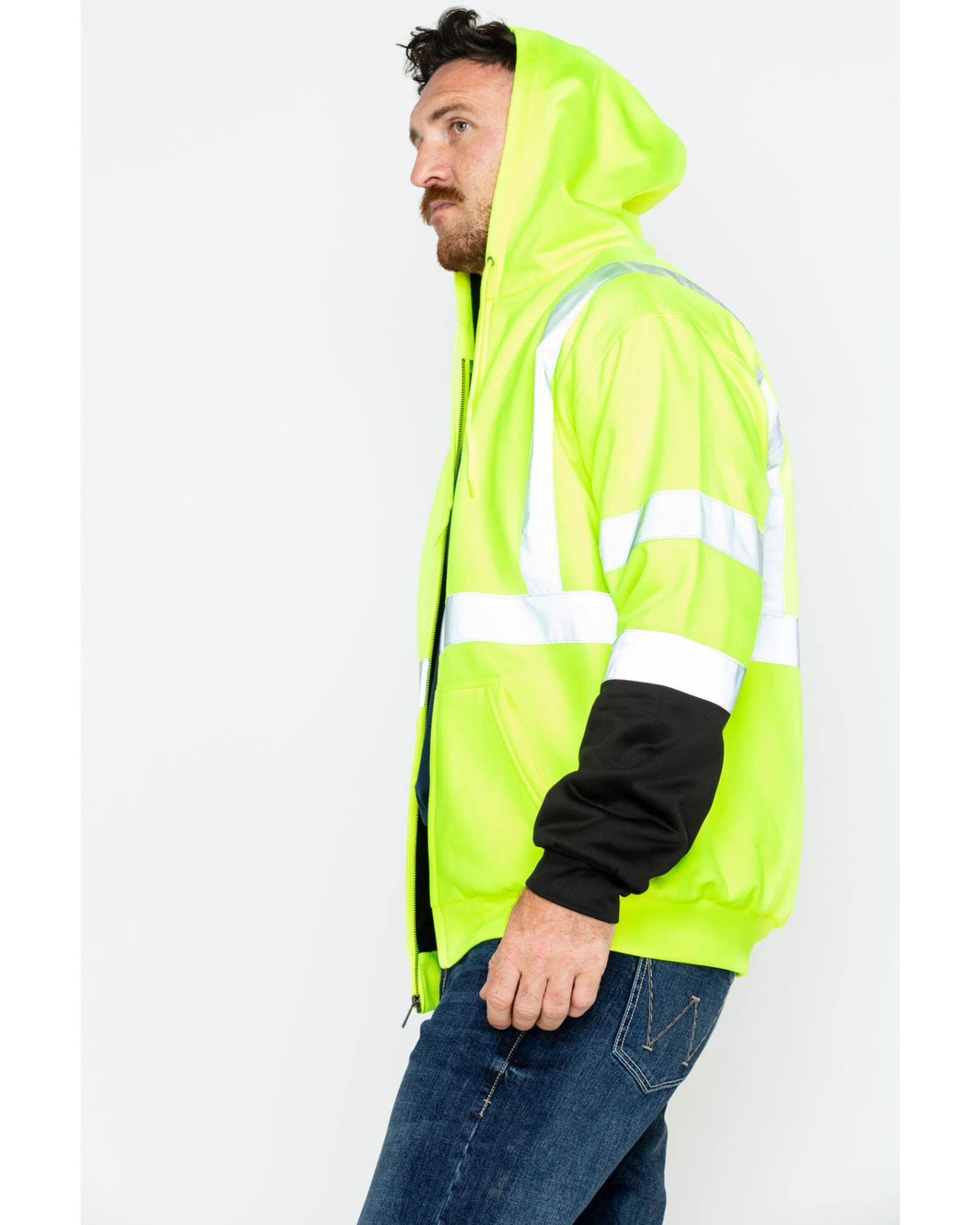 Hawx Men's Soft Shell High-Visibility Safety Jacket - Big & Tall - Image 2