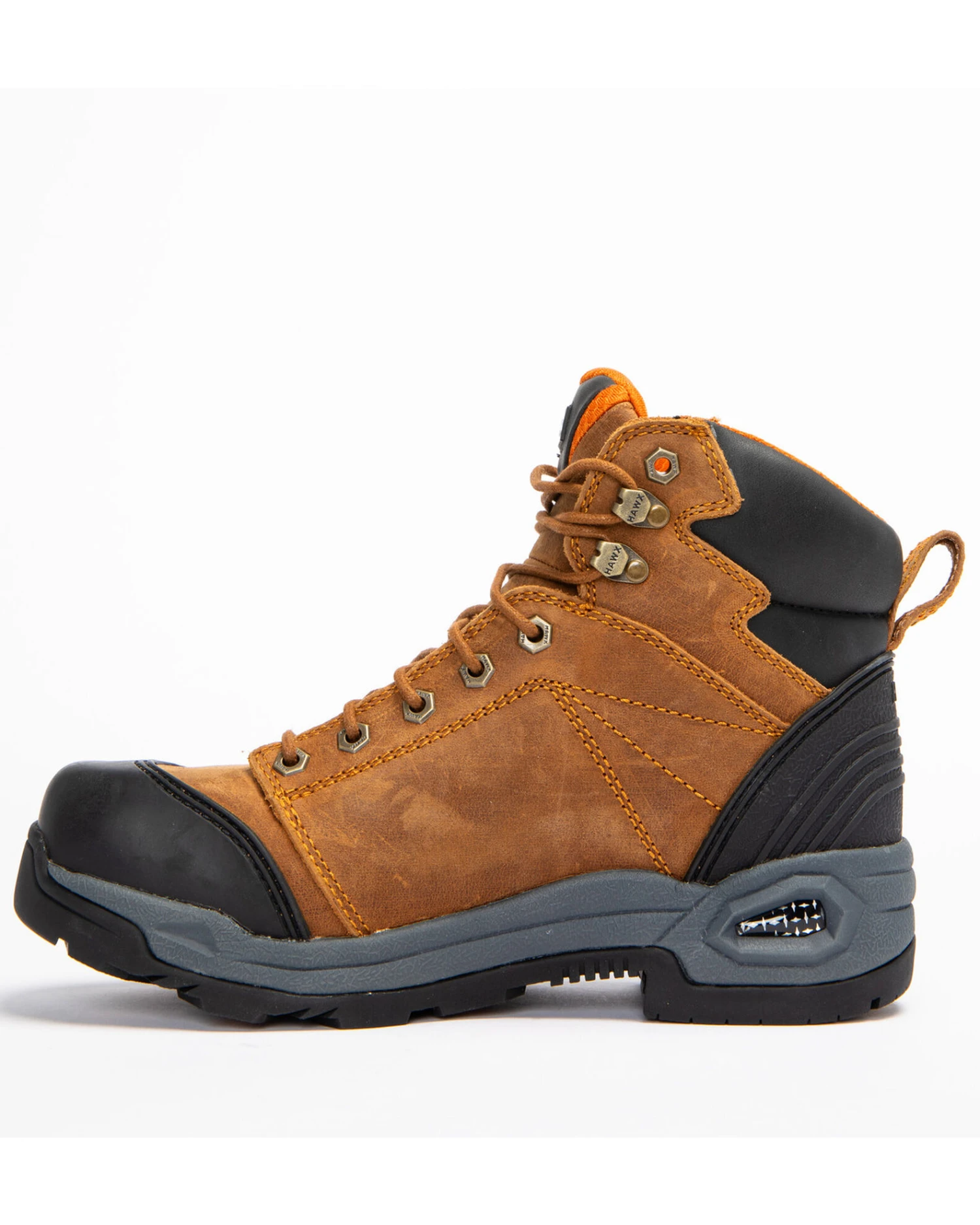 Hawx Men's Lace To Toe Hiker Boots - Round Toe - Image 7