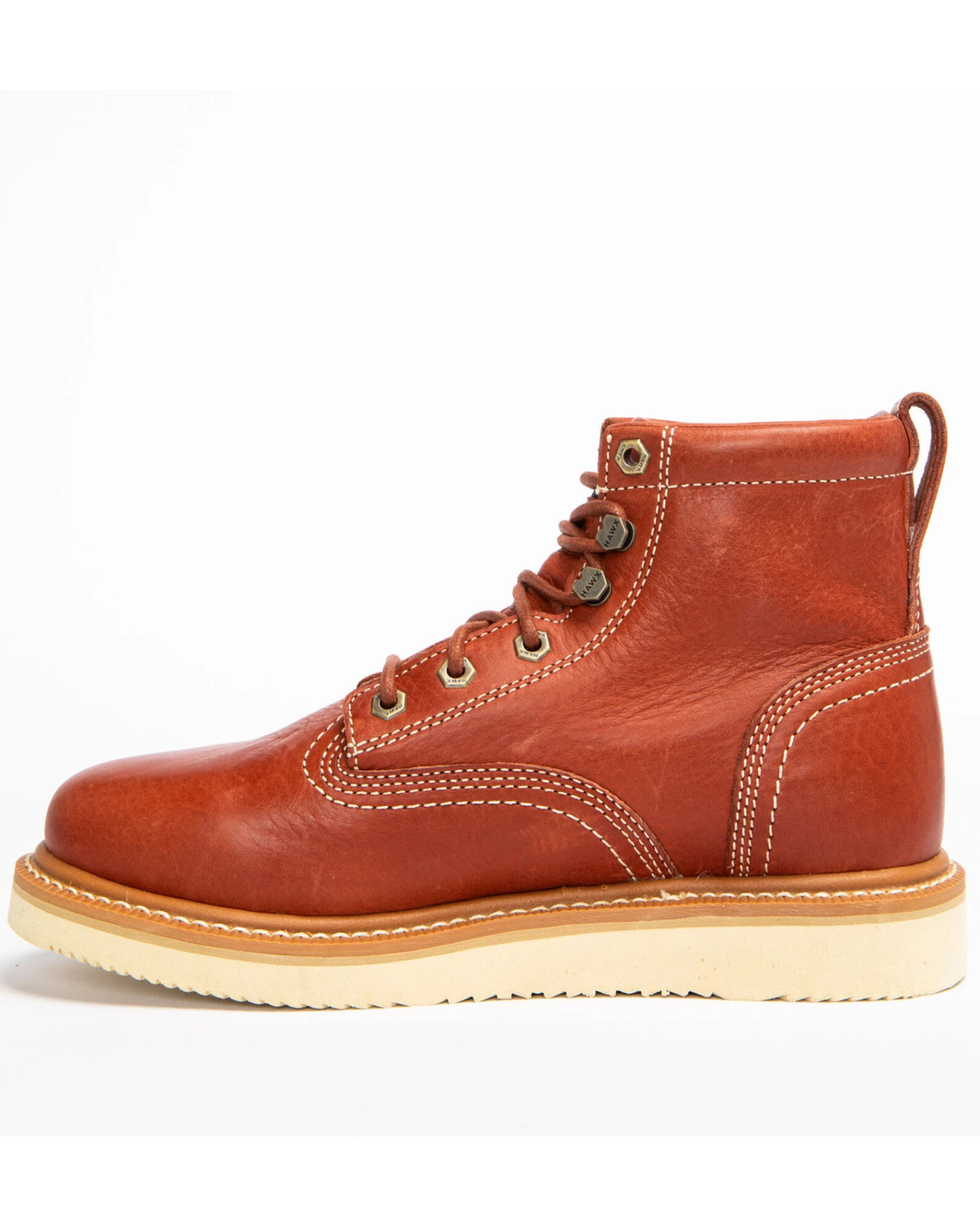 Hawx Men's 6" Grade Work Boots - Round Toe - Image 4
