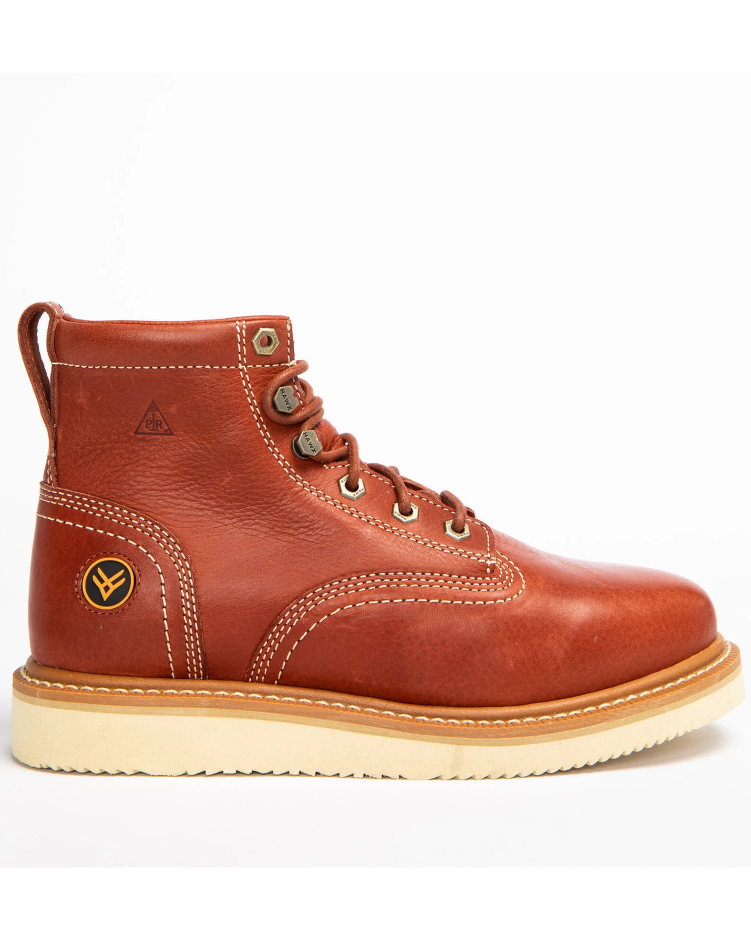 Hawx Men's 6" Grade Work Boots - Round Toe - Image 2