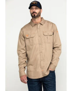 Hawx Men's FR Long Sleeve Woven Work ShirtÂ