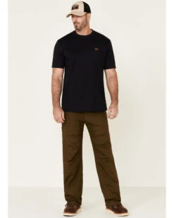 Hawx Men's Dark Olive Stretch Ripstop Work PantsĀ