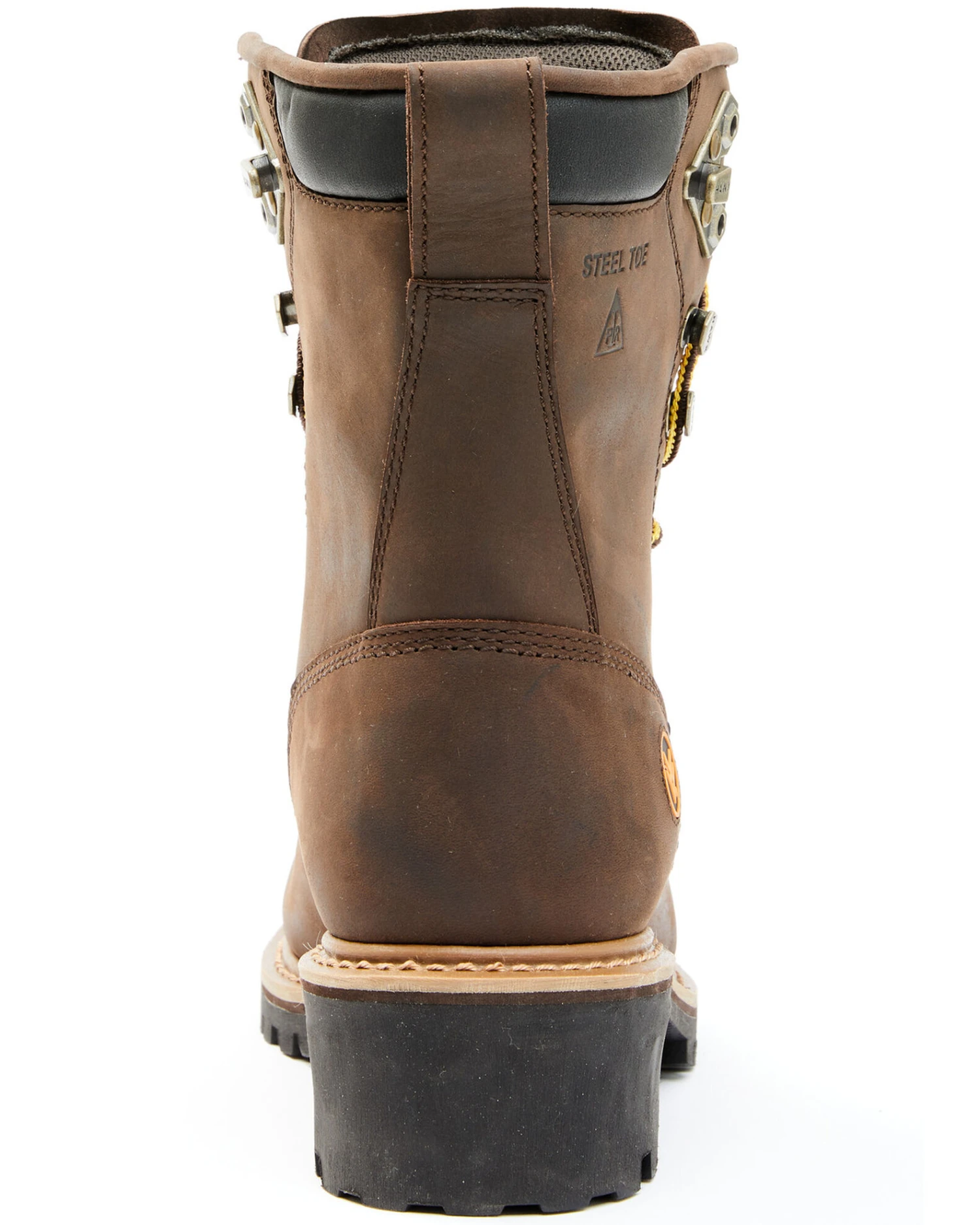 Hawx Men's 8" Waterproof Logger Boots - Steel Toe - Image 4