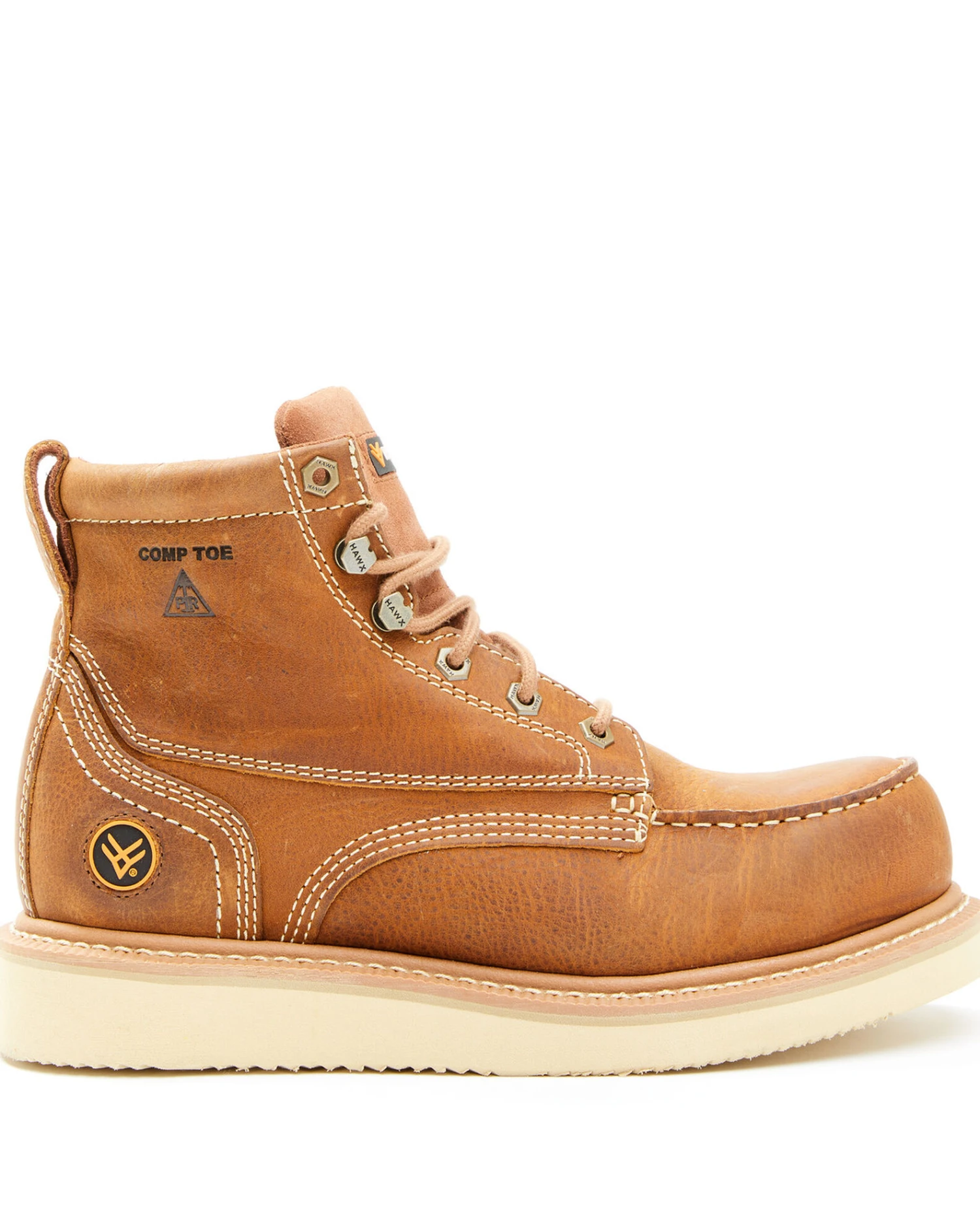 Hawx Men's 6" Grade Work Boots - Composite Toe - Image 2