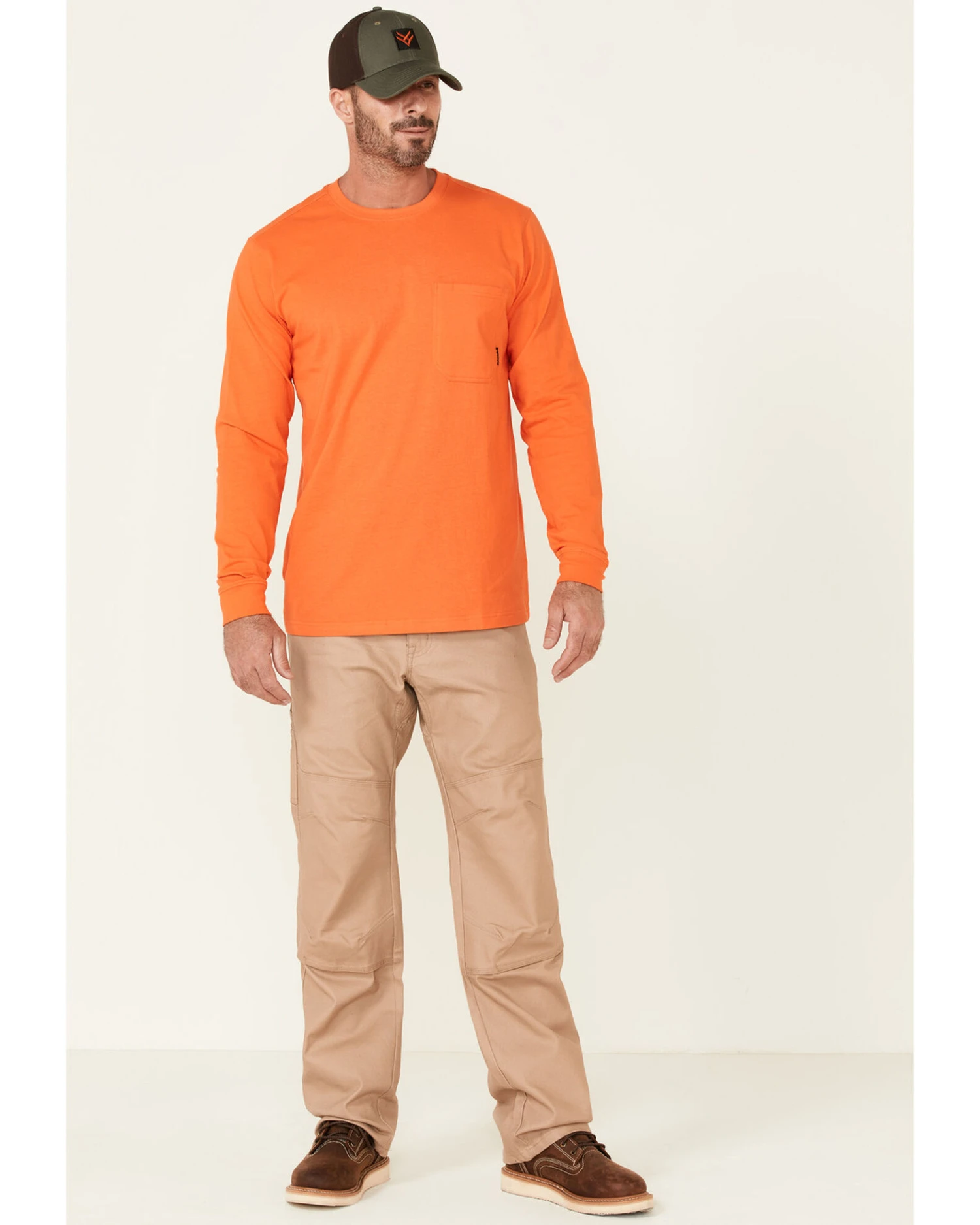 Hawx Men's Forge Long Sleeve Work Pocket T-Shirt - Image 2