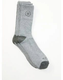 Hawx Men's Gray Crew WorkĀ Socks