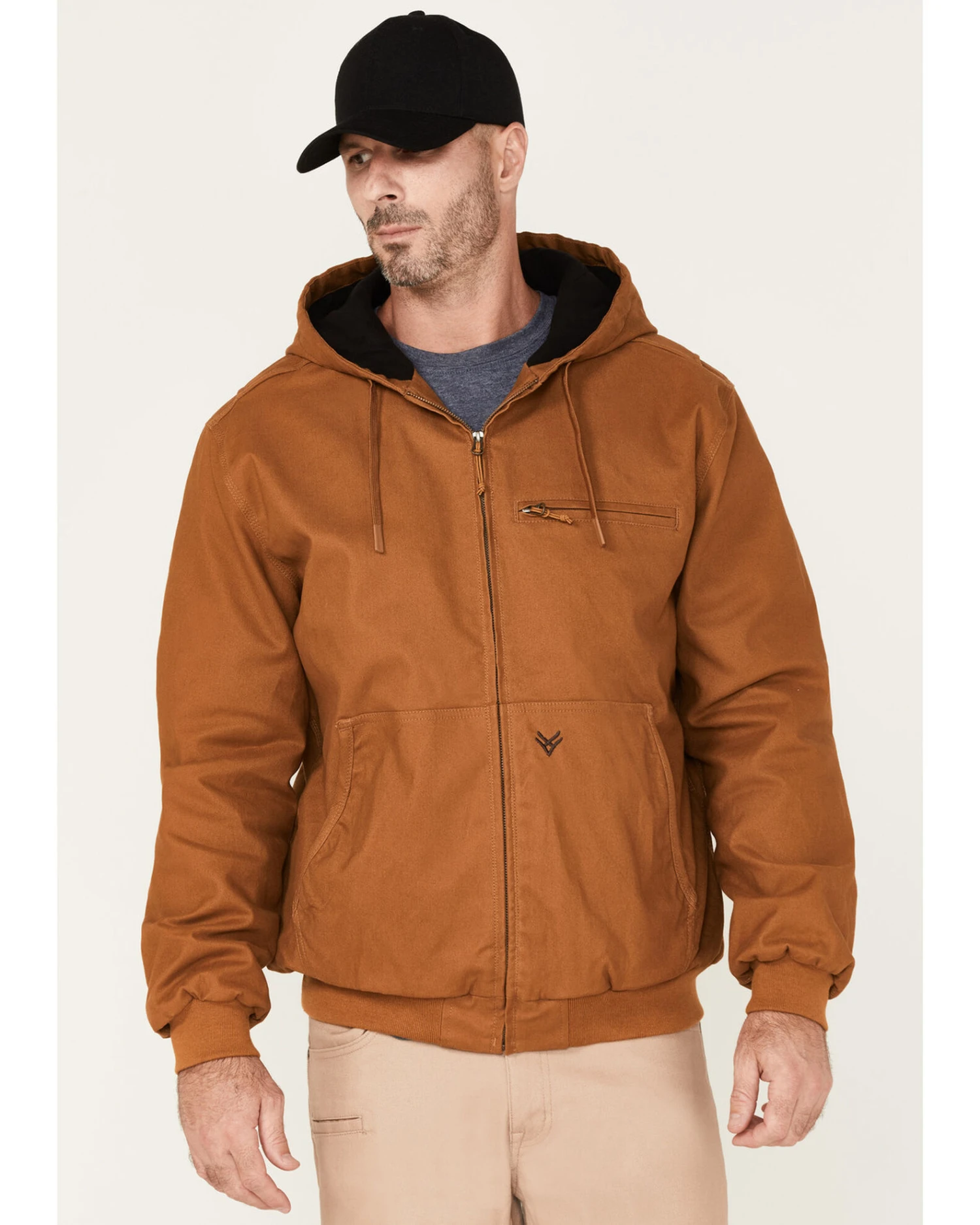 Hawx Men's Pro Hooded Bomber Jacket - Image 4