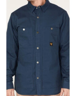 Hawx Men's Weathered Ripstop Snap Shirt Jacket