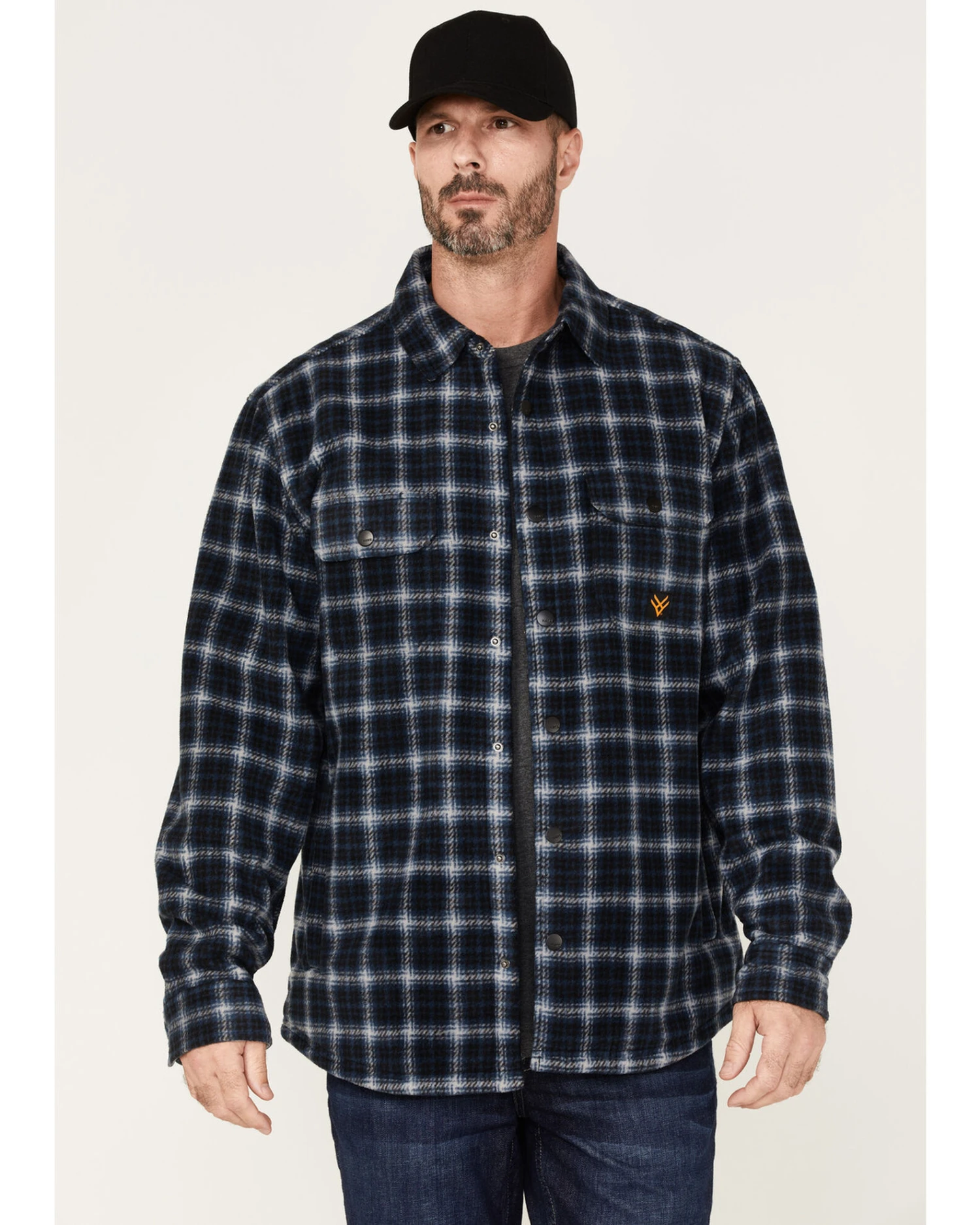 Hawx Men's Polar Fleece Shirt Jacket - Image 4