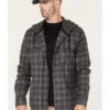 Hawx Men's Roberson Long Sleeve Hooded Flannel