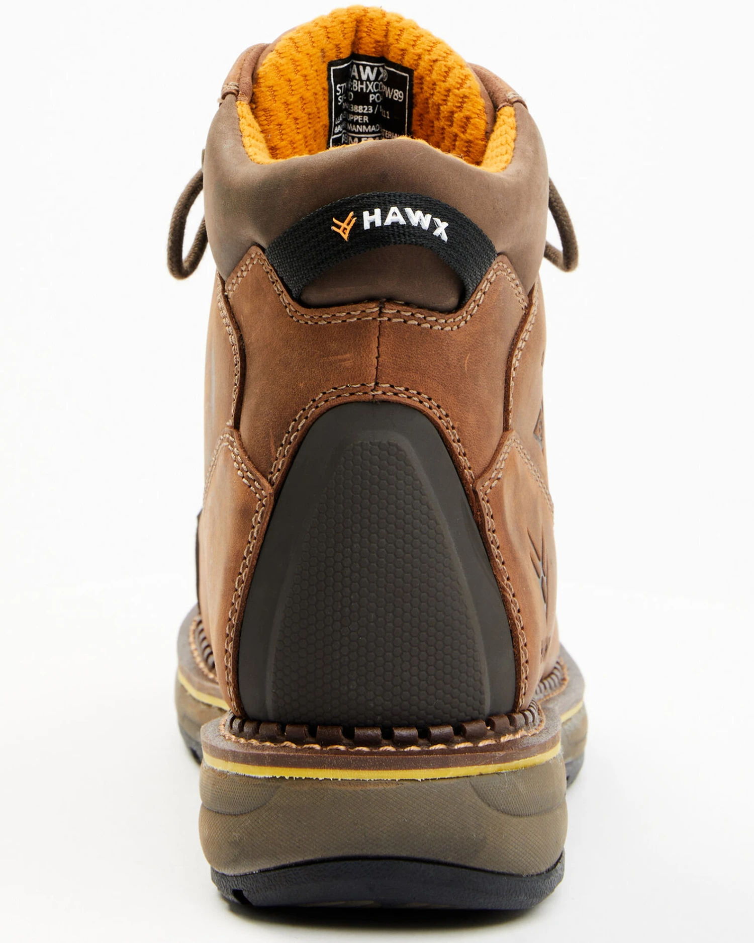 Hawx Men's 6" Internal Metguard Work Boots - Composite Toe - Image 5