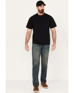 Hawx Men's Medium Wash Bootcut Work Jeans